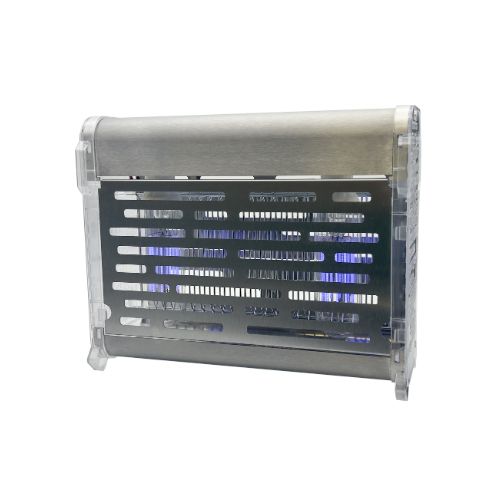 BRC FLYINBOX LED FX10 2X5W 120M²INOX & TRANSPARANT INSECTISER