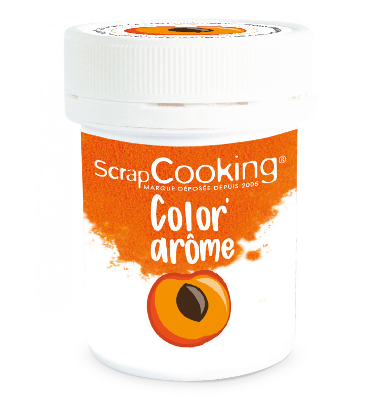 SCRAPCOOKING COLORANT AROME ALIMENTAIRE ORANGE/ABRICOT 10GR