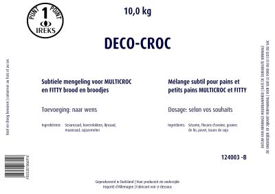 IREKS DECO CROC 10KG ZAK