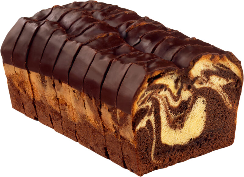 ❄️B & B 29541 MARBLE CAKE CUT INTO 25 SLICES OF 75GR