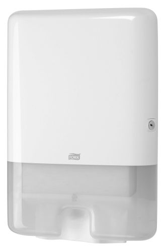 TORK DISPENSER H2 WIT HANDVEEGBLAD 552000