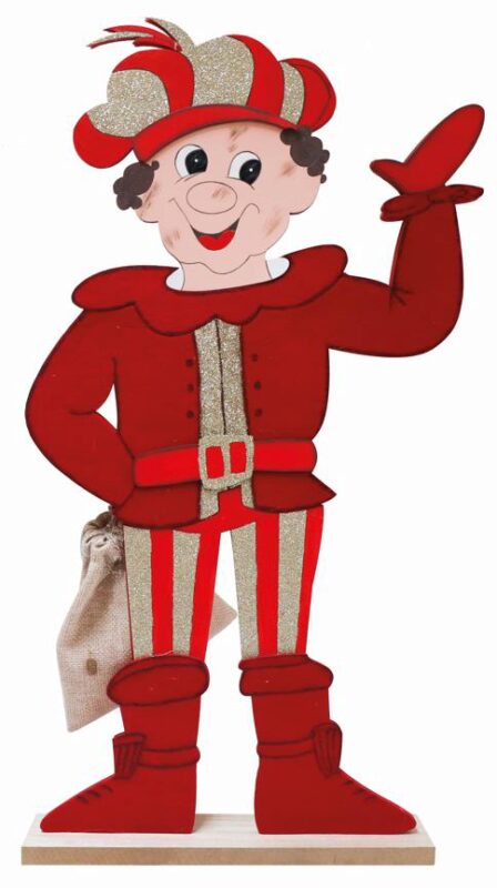 VADER ROET STAAND OP HOUTEN VOET 700MM