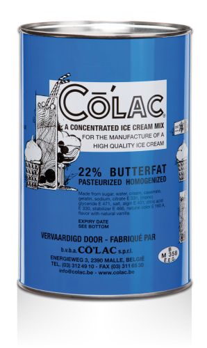 COLAC 22% BUTTERFAT FOR ICECREAM 4X5.57KG