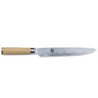 *FDS*KAI SHUN "WHITE" COUTEAU TRANCHEUR 23.0CM  DAMASSE - DM-0704W