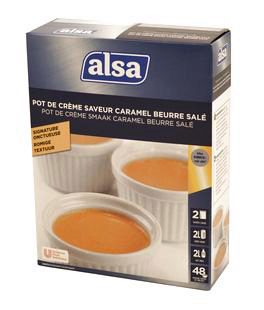 POT CREME CARAMEL BEURRE SALE 720GR ALSA