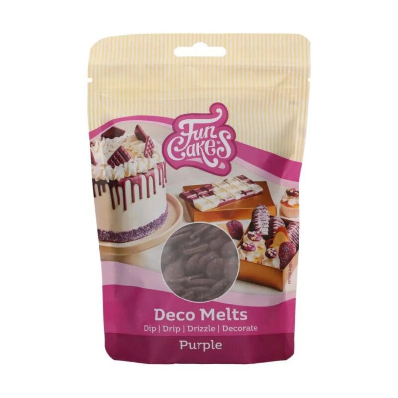FUNCAKES DECO MELTS VIOLET 250GR