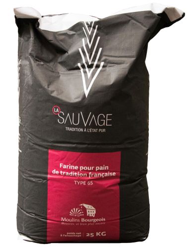 TRADITIONAL FRENCH FLOUR LA SAUVAGE BAGUETTE 25KG