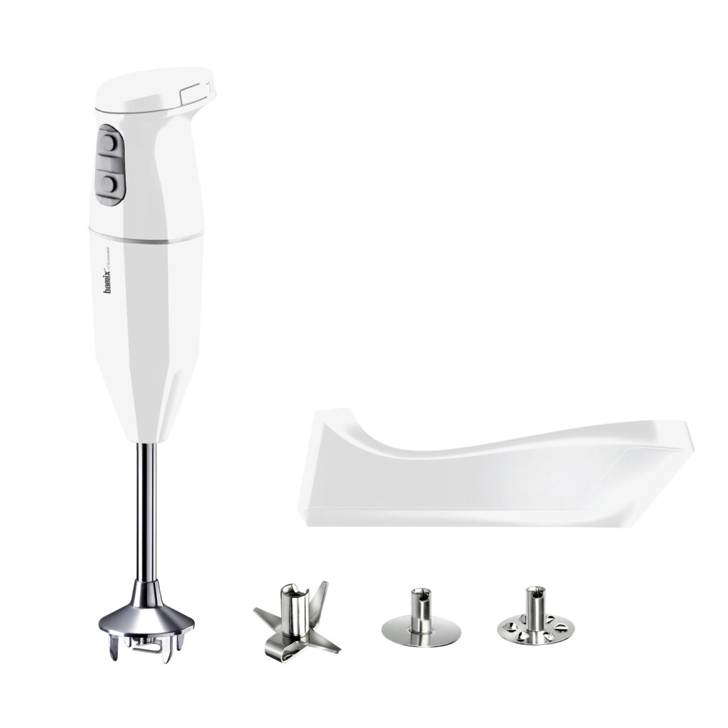 BAMIX MIXER CORDLESS PRO WHITE 250W 3 SPEEDS WITH EXTRA BATTERY