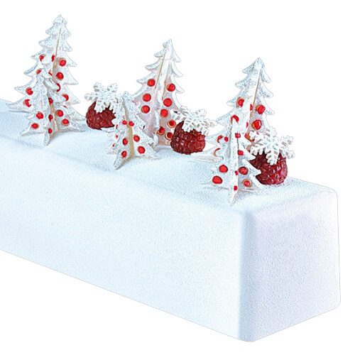 BUB33 GLADDE RECHTHOEKIGE PVC BLOKVORM 50X7X6.7CM 12 STUKS