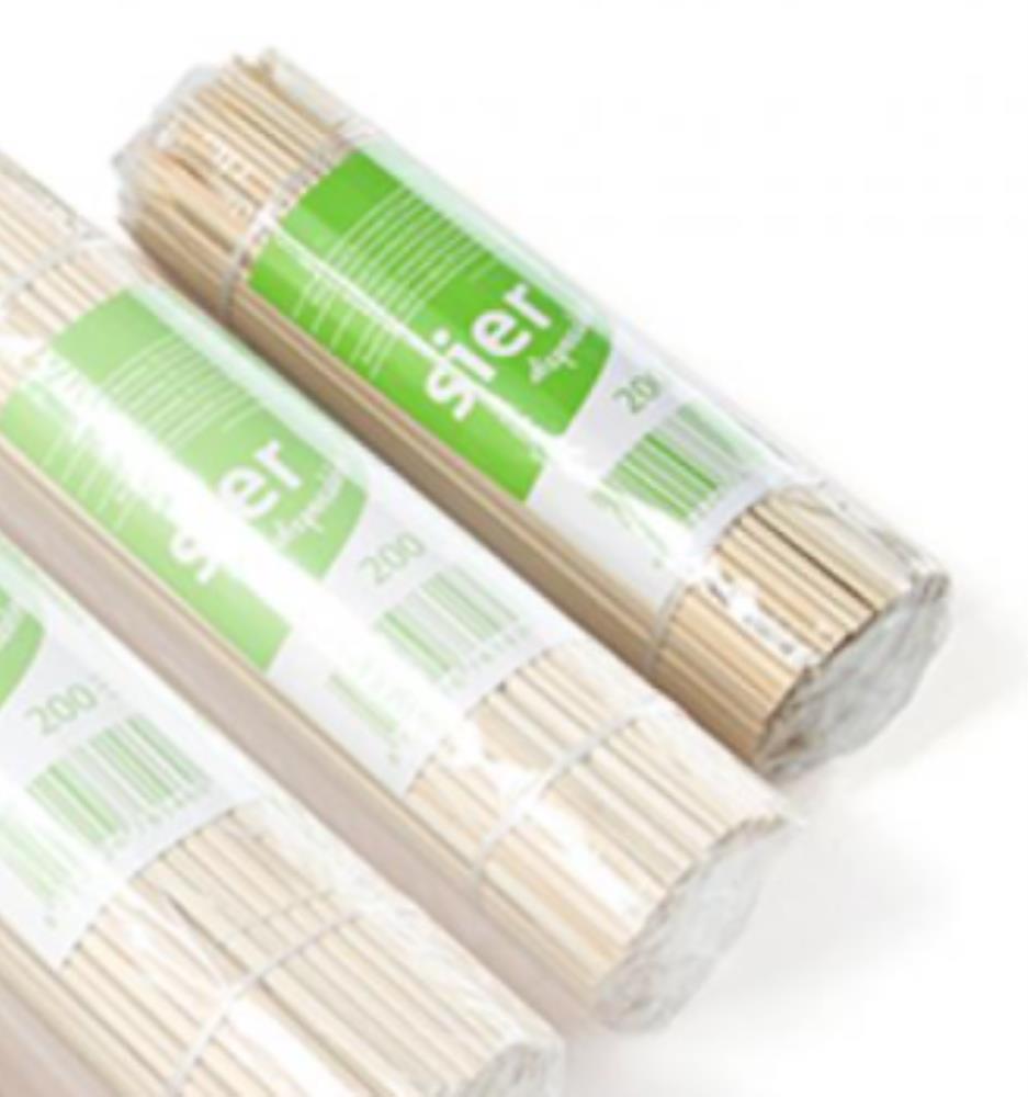 SIER BAMBOO SKEWERS Ø 2.5MM/15CM-PACK OF 200