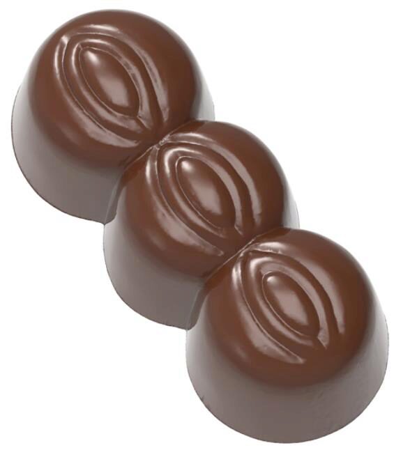 MOULE À CHOCOLAT TROIS NOIX CW239113.5X27.5CM * 3X8 *13GR
