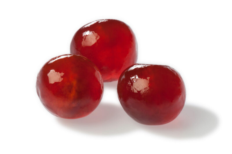 CANDIED RED CHERRIES SIZE 20/22 1KG
