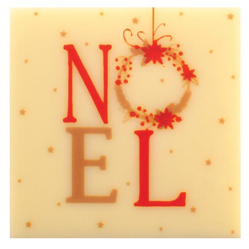 060409 PCB SQUARES CB CHRISTMAS 4 CM 120PCES ***S/CD***