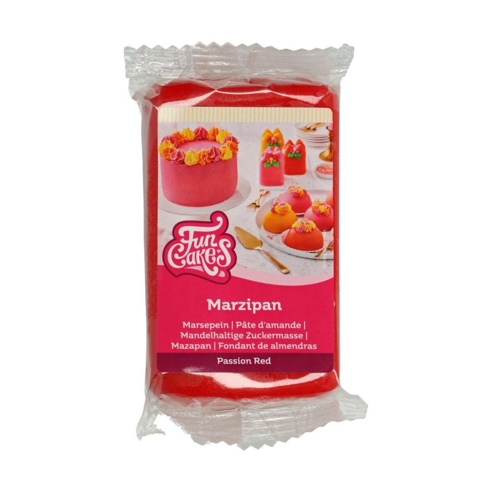 FUNCAKES MARZIPAN ALMOND PASTE 20% RED 250GR