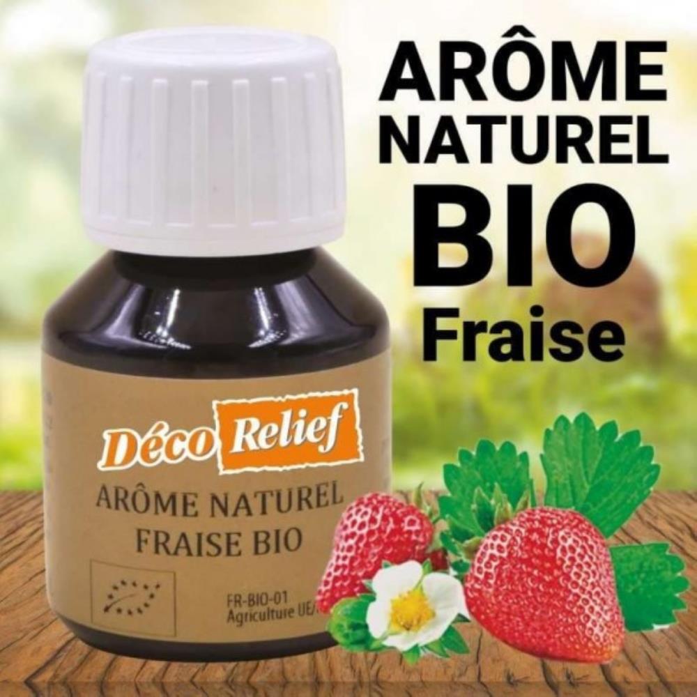 *FF*AROMES BIO FRAISE HYDROSOLUBLE 58ML