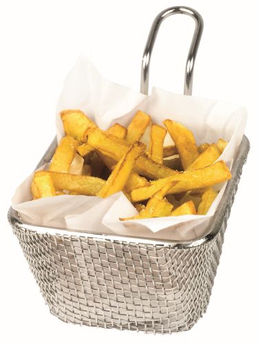 HENDI STAINLESS STEEL FRIES BASKET 10X8.5MM