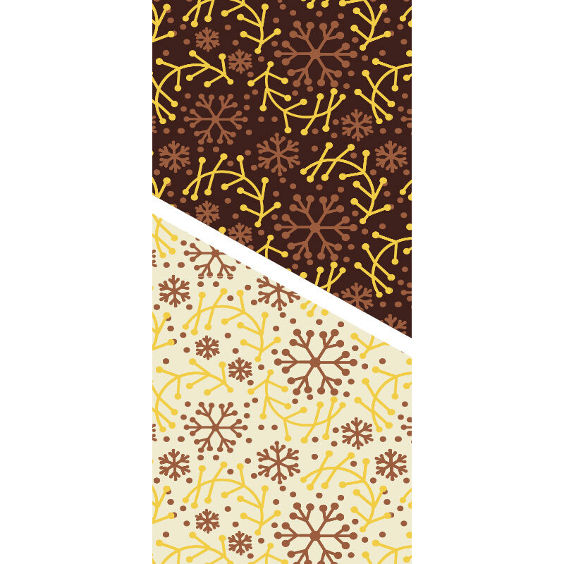 2046126 FEUILLE TRANSFERT FLOCON DE NEIGE ET BRINDILLE 30X40CM 30 PCES ***S/CDE***