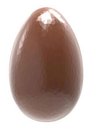 CHOCOLATE MOLD EGG FACETTE 86.5 MM CW191013.5X27.5CM * 2X3 *94.5GR
