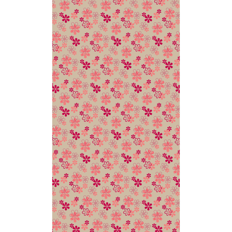 2046109 PINK FLOWERS TRANSFER SHEET 30X40CM 30 PCES ***S/CD***