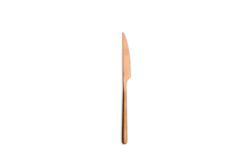 COMAS CANADA VINTAGE COPPER TABLE KNIFE 18%