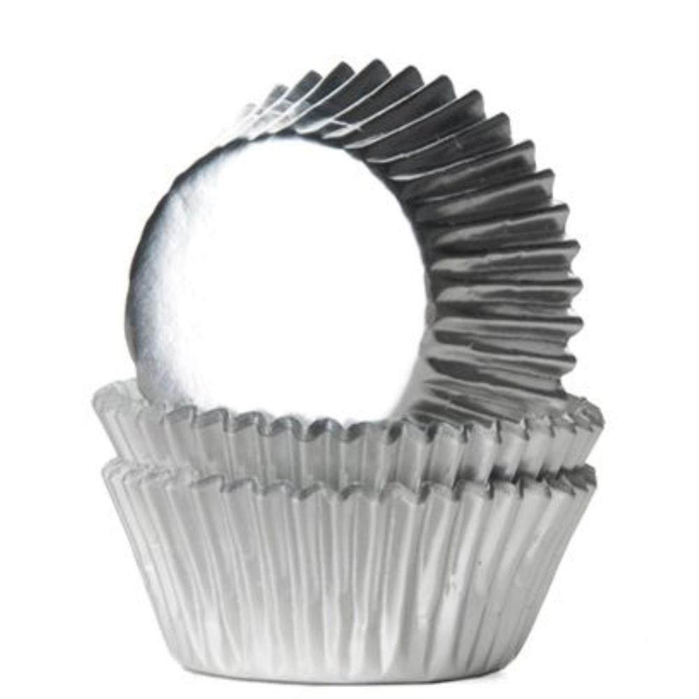 H.O.M MINI CAISSETTE CUPCAKE ARGENTEE  36 PCES