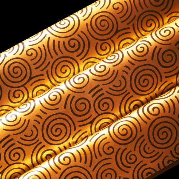 007592 PCB BEDRUKTE VELLEN OPULENCE 40X25 CM 17 STUKS ***S/CD***