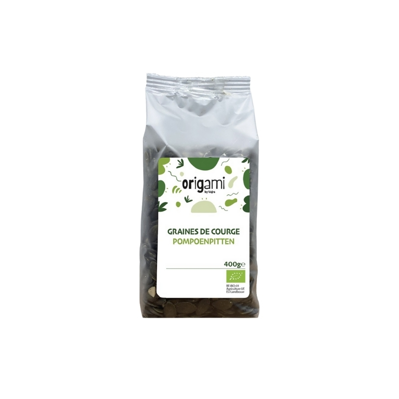 ORIGAMI ORGANIC PUMPKIN SEEDS 400GR