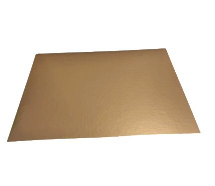 RECHTHOEKIGE GOUDEN KARTON 60 X 40 CM **10 STUKS** FOST+ INBEGREPEN
