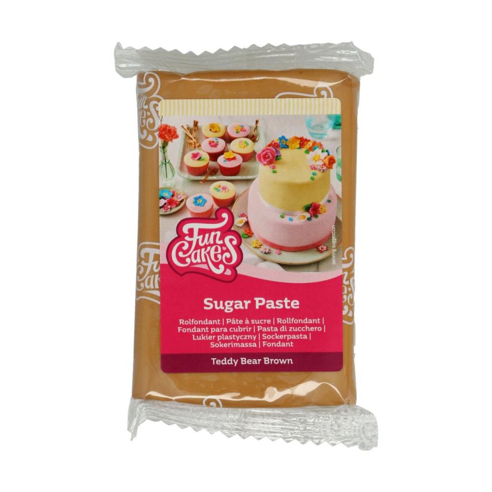 FUNCAKES LICHTBRUINE SUIKERPASTA 250GR