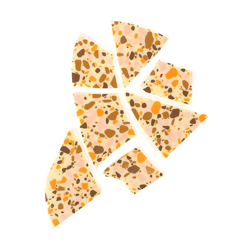 2075052 MOZAÏEK BREAKABLE CHOCOLATE 30X12CM 8PCS ***ON/ORDER***