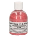SUGARFLAIR PINK SPARKLING SUGAR SEQUINS 100GR
