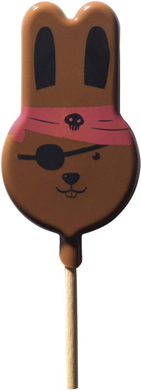 061210 PCB LOLLIPOPS CL RABBIT HEAD MR AND MRS 4 DESIGNS 7.6X4.6 CM BAGS 48PCS ***S/CD***