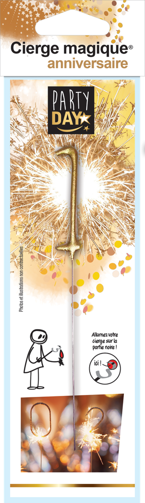 Gold Sparkler Number 1