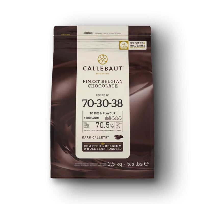 CALLEBAUT 70-30-38-E4-U71 CALLETS FONDANT 70% 2.5KG