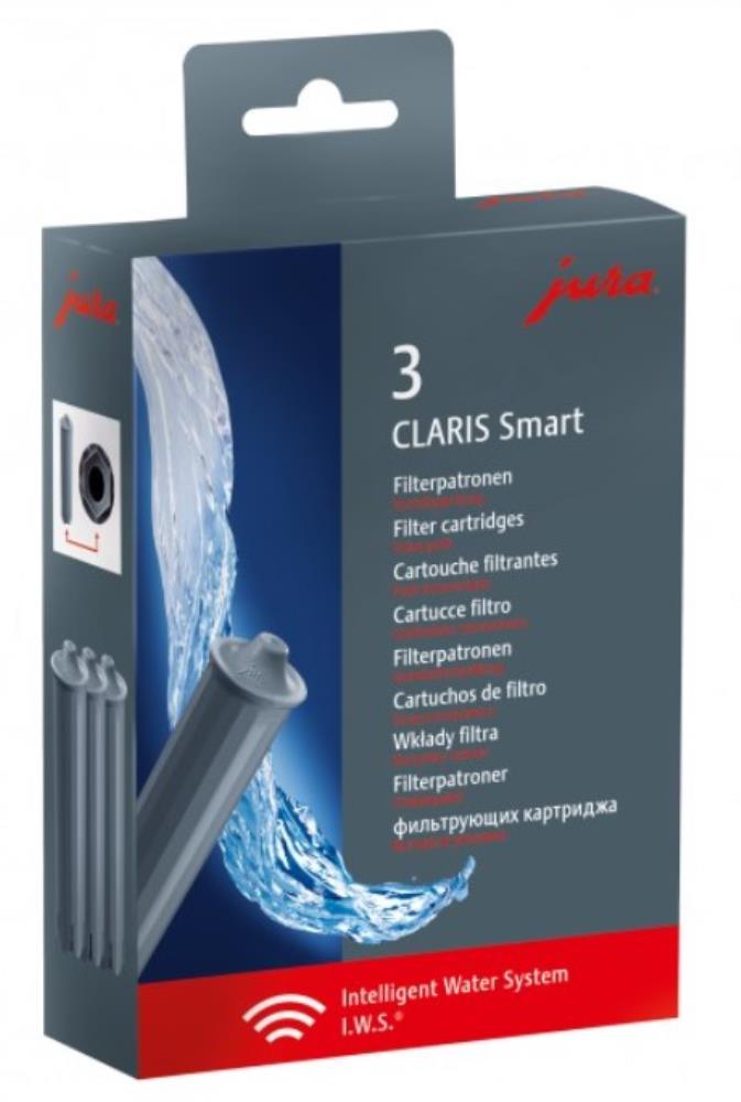 JURA CLARIS SMART (SET DE 3) FILTRES ANTHRACITES C3-Z6-E6-E8-S8-ENA8-ENA4-WE6-WE8