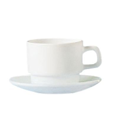 ARCOROC RESTAURANT BLANC SOUS TASSE 14CM - 22720