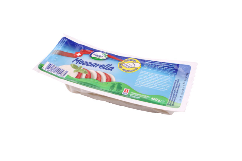 GESNEDEN ZUGER MOZZARELLA 400GR ± 30 PLAKJES
