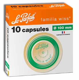 LE PARFAIT SET DE 10 CAPSULES POUR TERRINE VIS D10CM