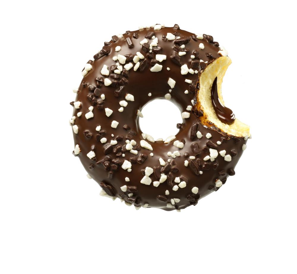 ❄️DAUPHINE 2104782 CHOCOLATE DONUT FILLED WITH CHOCOLATE BELGIYUMMY 48 X 74GR
