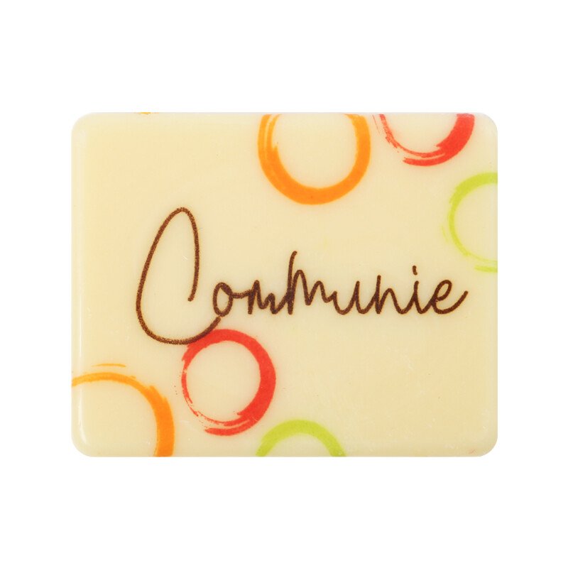 2012826 PLAATJE COMMUNIE 5X4CM 30PCS ***OP/ORDER***