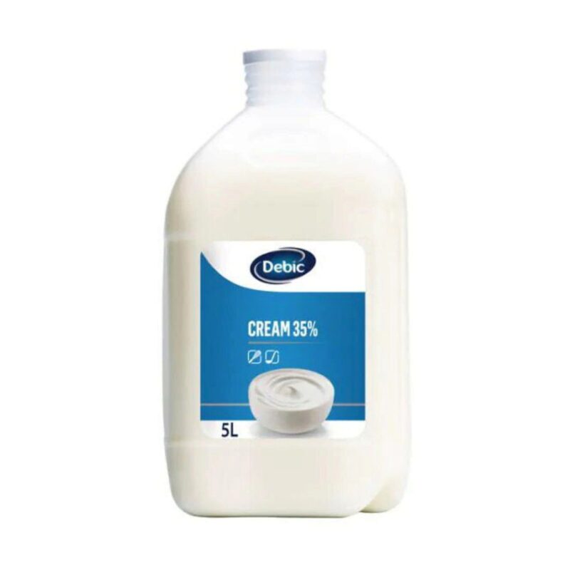 DEBIC CREME FRAICHE 35% UHT  ***CARTON DE 2x5L***