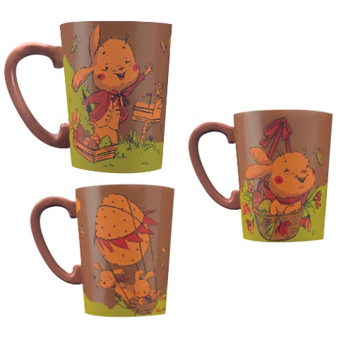 088171 PCB ADVENTURE PRINTED SHEETS FOR MUG 2 DESIGNS 25.35X11CM 10PCS ***S/CDE***