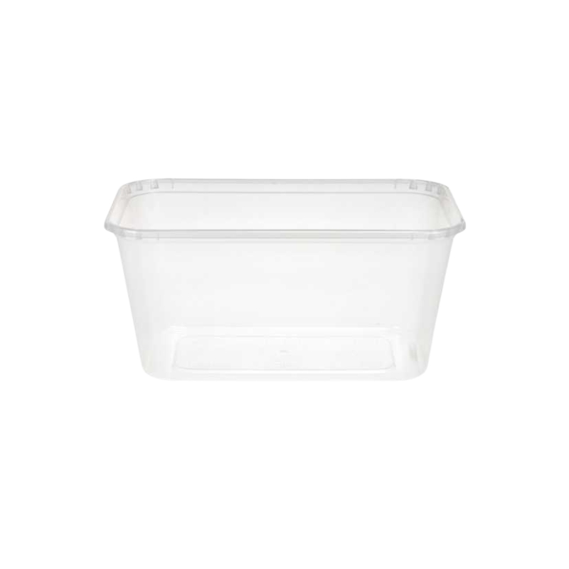 MICROGOLFBESTENDIGE TRANSPARANTE PP SCHAAL 750ML 25ST