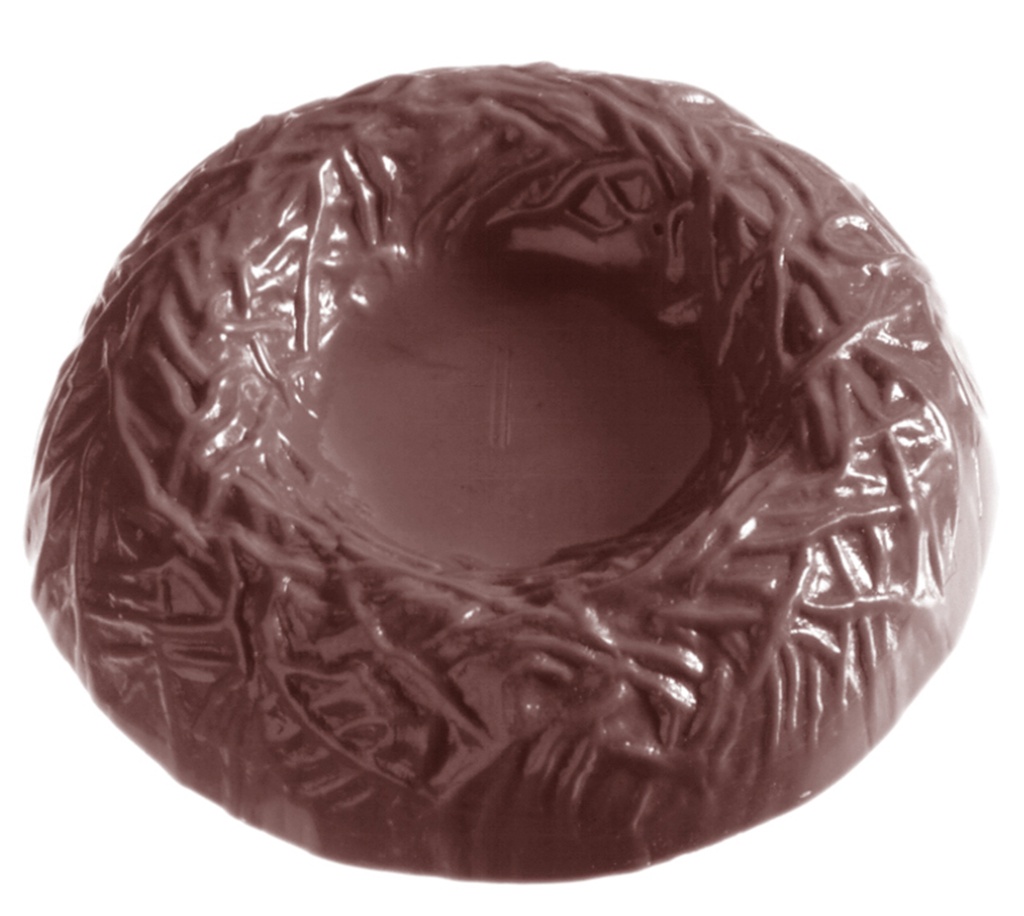 BIRD'S NEST CHOCOLATE MOLD CW1137 2X4 -- 30GR
