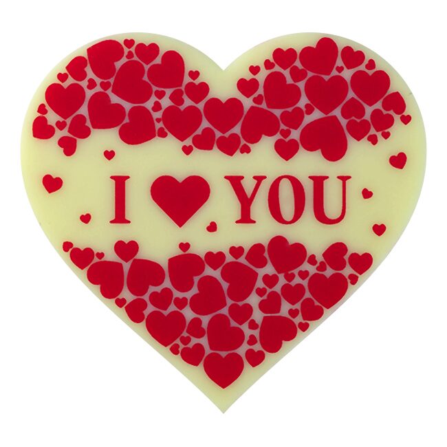 087119 PCB HEARTS CB I LOVE YOU 5X4.7 CM 60PCES ***S/CDE***