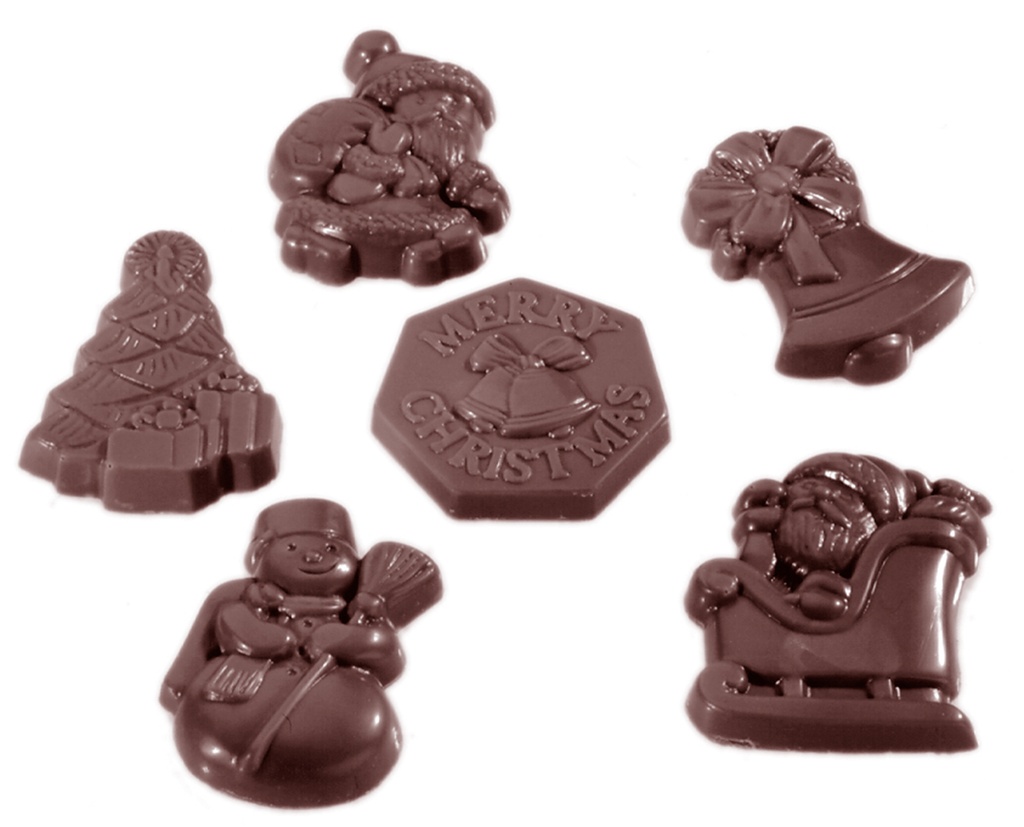 KERST CARAQUE CHOCOLADEVORM CW1406 3X6 -- 6GR