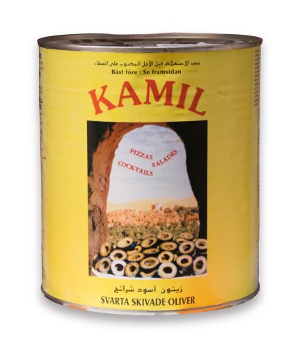 BLACK OLIVES SLICED 3KG