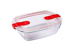 PYREX RECHTHOEKIGPLAAT 23X15X6CM MET DEKSEL=STUK