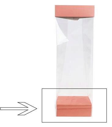 [60700285] BASIS NR. 8 ROZE LOTUS VOOR TASONDERKANT 8X5X3CM 100 STUKS