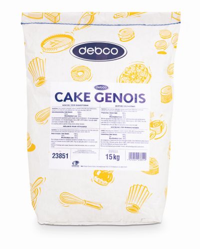 [04020165] DEBCO CAKE GENOIS MIX VOOR CAKE 15KG